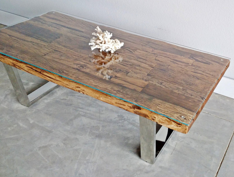 Tempered Glass Coffee Table – Recycled Brooklyn